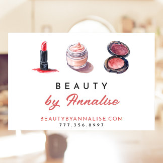 Vinilos Para Cristales Maquillador de Cute Cosmetics