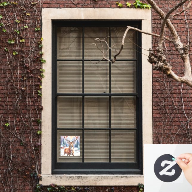 Vinilos Para Cristales Maravilla de renos: colisos de vacaciones (Ventana de inicio)