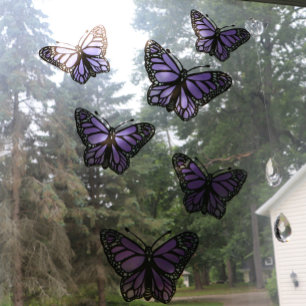 Vinilos Para Cristales Mariposas Moradas Mariposa Mariposa Violeta Natura