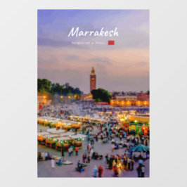 Vinilos Para Cristales Marrakech, Marruecos - Plaza Jemaa el Fnaa