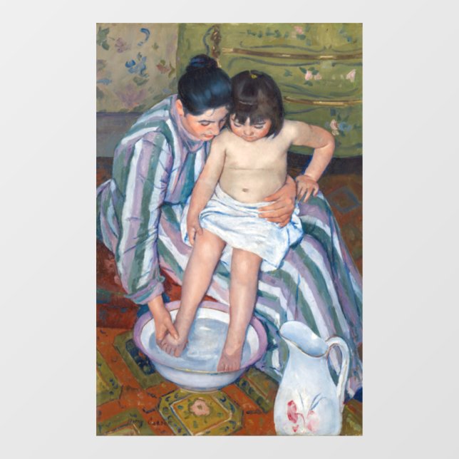 Vinilos Para Cristales Mary Cassatt - El baño del niño / El baño (Hoja)