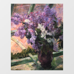 Vinilos Para Cristales Mary Cassatt - Lilacs en una ventana