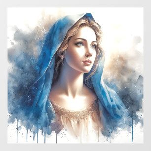 Vinilos Para Cristales Mary Virgin Jesus