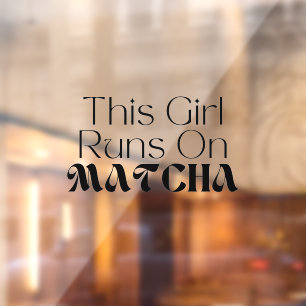 Vinilos Para Cristales Matcha Cafe