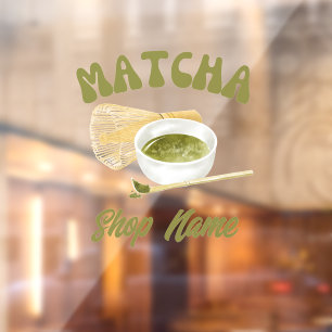 Vinilos Para Cristales Matcha Cafe