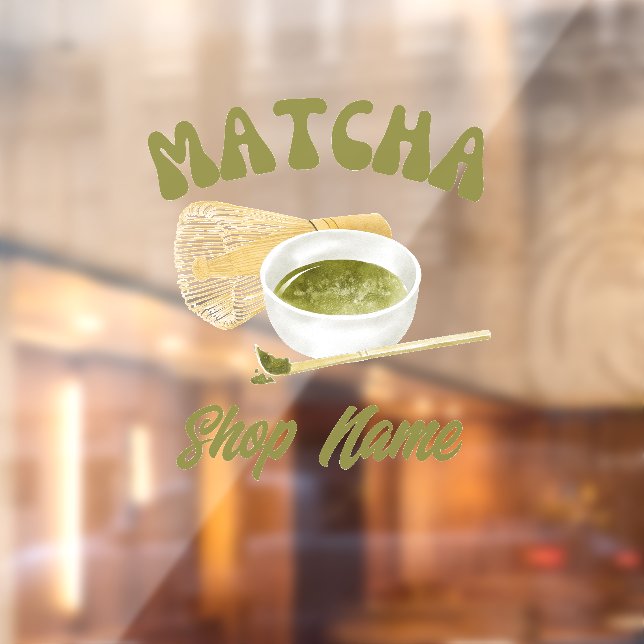 Vinilos Para Cristales Matcha Cafe (Hoja 2)