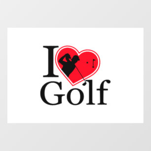 Vinilos Para Cristales Me encanta el golf