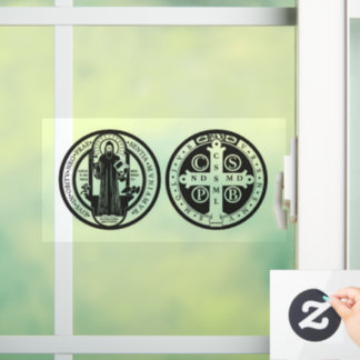 Vinilos Para Cristales Medalla de San Benedicto de Nursia - Católica