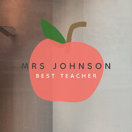 Vinilos Para Cristales Mejor profesor | Escándalo de nombres modernos de 