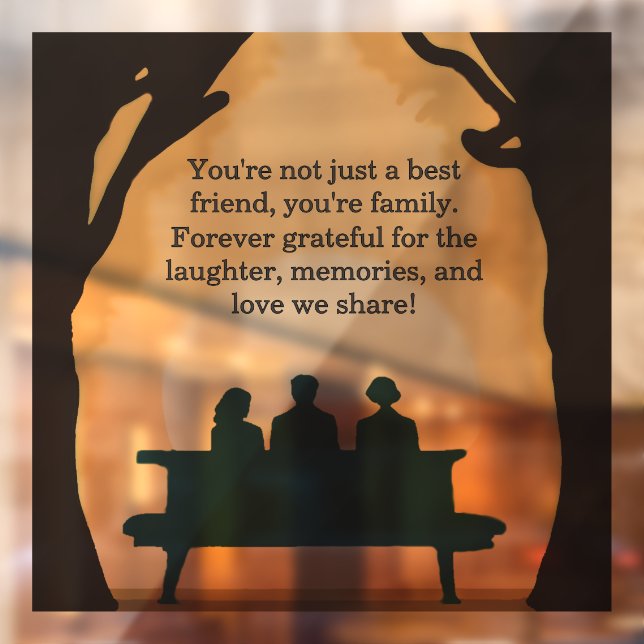 Vinilos Para Cristales Mejores amigos rusos modernos bajo la luz de la lu (Hoja 2)