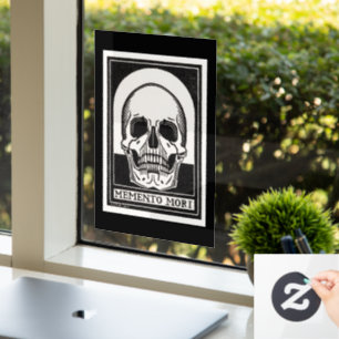Vinilos Para Cristales Memento Mori Skull