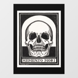Vinilos Para Cristales Memento Mori Skull
