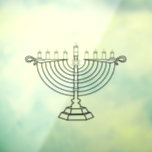 Vinilos Para Cristales Menorah<br><div class="desc">Hanukkah Menorah</div>