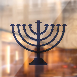 Vinilos Para Cristales Menorah Hannukah