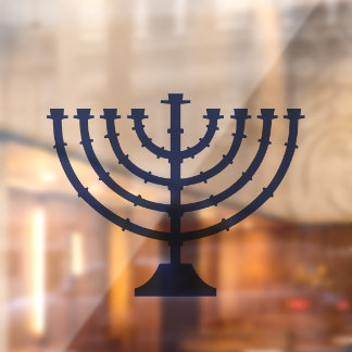 Vinilos Para Cristales Menorah Hannukah