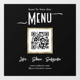 Vinilos Para Cristales Menú Empresarial Simple Ventana Adhesiva Conectar