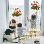 Vinilos Para Cristales Merry Christmas Window Cling<br><div class="desc">Celebra la alegre temporada navideña con nuestro Merry Christmas Window Cling! Con un alegre Papá Noel y las palabras "Feliz Navidad", esta decoración festiva transformará tus ventanas en una exhibición de alegría navideña. Fácil de aplicar y quitar, este revestimiento de ventana es la manera perfecta de difundir el espíritu de...</div>