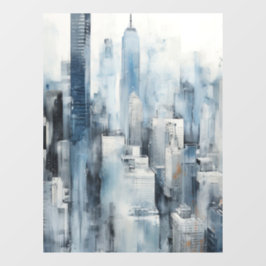 Vinilos Para Cristales Metropolis azules