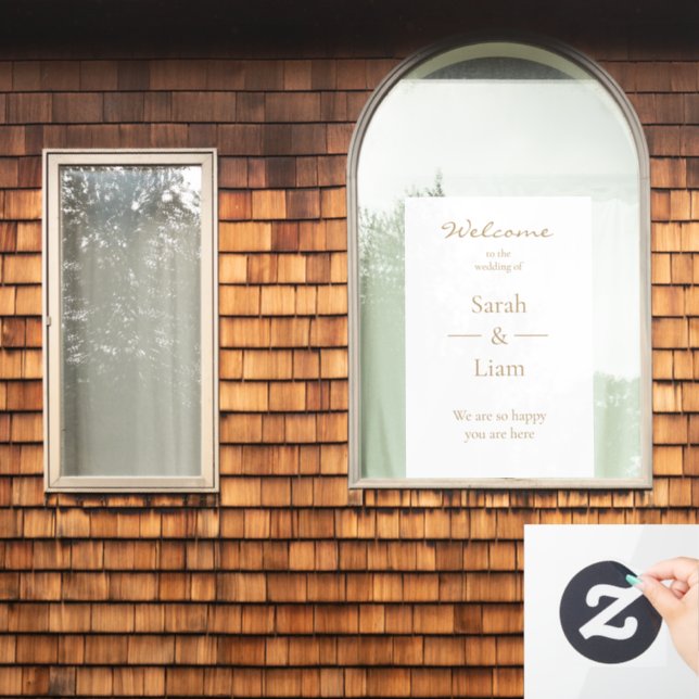 Vinilos Para Cristales Minimalismo de moda | Moda Golden Font (Ventana de inicio)