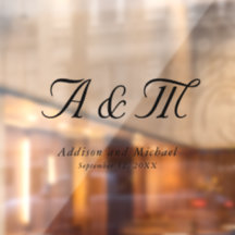 Minimalista, elegante, monograma, Boda