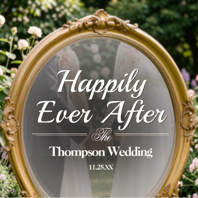 Vinilos Para Cristales Mirror Decal - DIY Romantic Wedding Decoration (Mirror Decal - Custom DIY Wedding Decor)