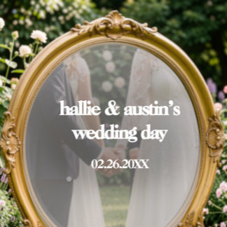 Vinilos Para Cristales Mirror Decal - DIY Wedding Decoration