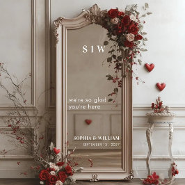 Vinilos Para Cristales Moda Espejo selfie moderno Bienvenido Boda Decal