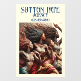 Vinilos Para Cristales Modelo artístico GORGEOUS / Mujer bailarina