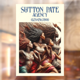 Vinilos Para Cristales MODELO de Arte PRECIOSA / Mujer Bailando