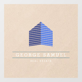 Vinilos Para Cristales Modern Abstract Home Logo Realtor