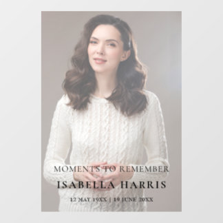 Vinilos Para Cristales Modern Celebration of Life Large Photo Cling