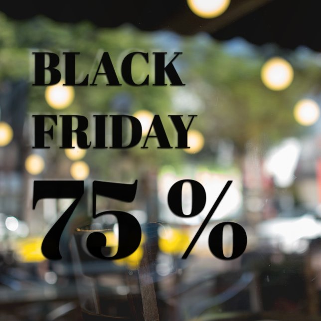 Vinilos Para Cristales Moderna tienda Ventana Black Friday Sale (Subido por el creador)