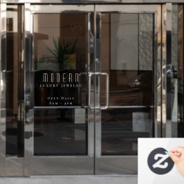 Vinilos Para Cristales Moderna y elegante Joyería de lujo Anglage Dash