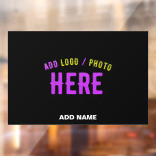 VINILOS PARA CRISTALES MODERNO CON ESTILO PERSONALIZABLE NEGRO VERIFICADO