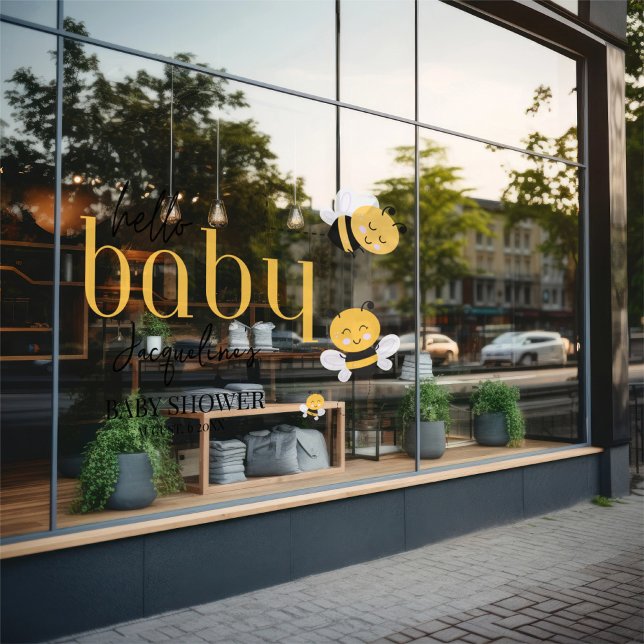 Vinilos Para Cristales Momentos bonitos: Hola Bee Bee Shower (The Butterfly Studio
Bee-utiful Moments: Hello Baby Bee Shower Window Cling)