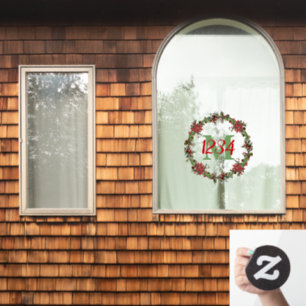 Vinilos Para Cristales Monograma y números Navidades fueron