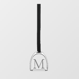 Vinilos Para Cristales Monogramado Stirrup Iron Elegante Ecuestre