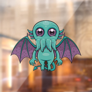 Vinilos Para Cristales Monstruo de Cthulhu
