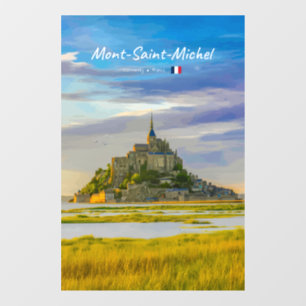 Vinilos Para Cristales Mont-Saint-Michel, Francia - Abadía Medieval