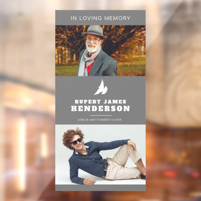 Vinilos Para Cristales Monumento conmemorativo a la plantilla de fotograf (Hoja 2)