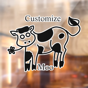 Vinilos Para Cristales Moo Cow Thunder_Cove 