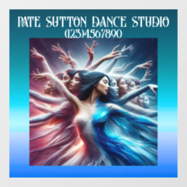 Vinilos Para Cristales Mujer Bailando Arte PRECIOSA