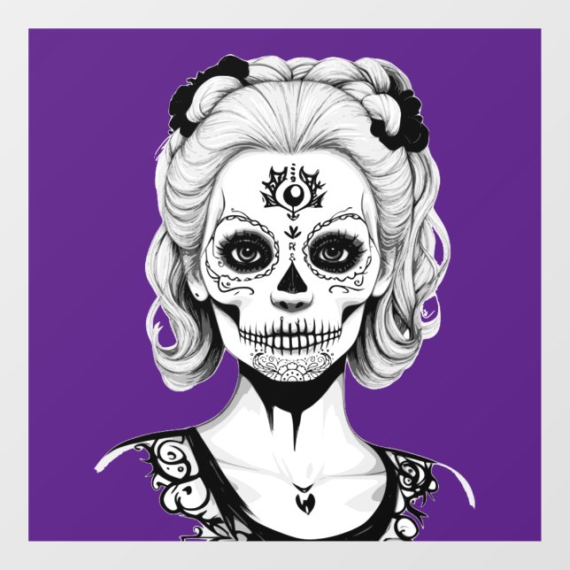 VINILOS PARA CRISTALES MUJER DE SKULLHEAD (Hoja)