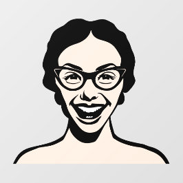 Vinilos Para Cristales Mujer feliz