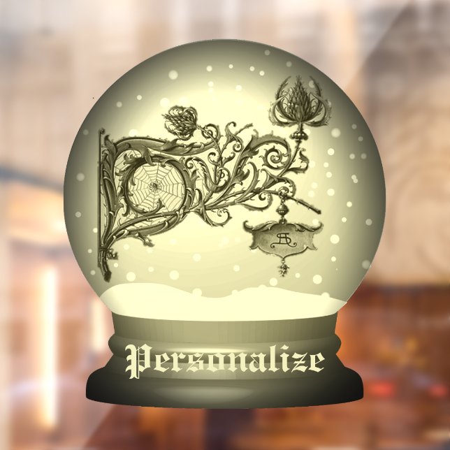 Vinilos Para Cristales Mundo de nieve Art Nouveau (Hoja 2)