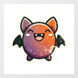 Vinilos Para Cristales Murciélago blanco - Halloween