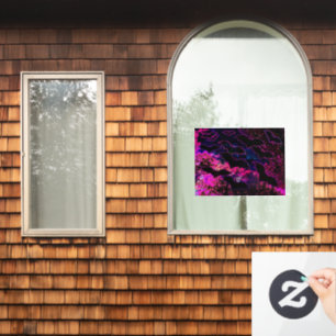 Vinilos Para Cristales Murciélagos En El Vuelo Neón Rosa