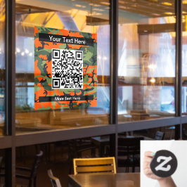 Vinilos Para Cristales Naranja y Camuflaje Verde, Ejército