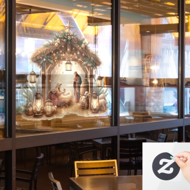 Vinilos Para Cristales Natividad Ventana Cling (ventana del restaurante)