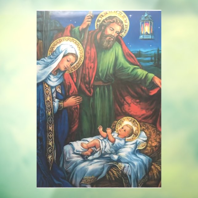 Vinilos Para Cristales Natividad Ventana Cling (Hoja 3)